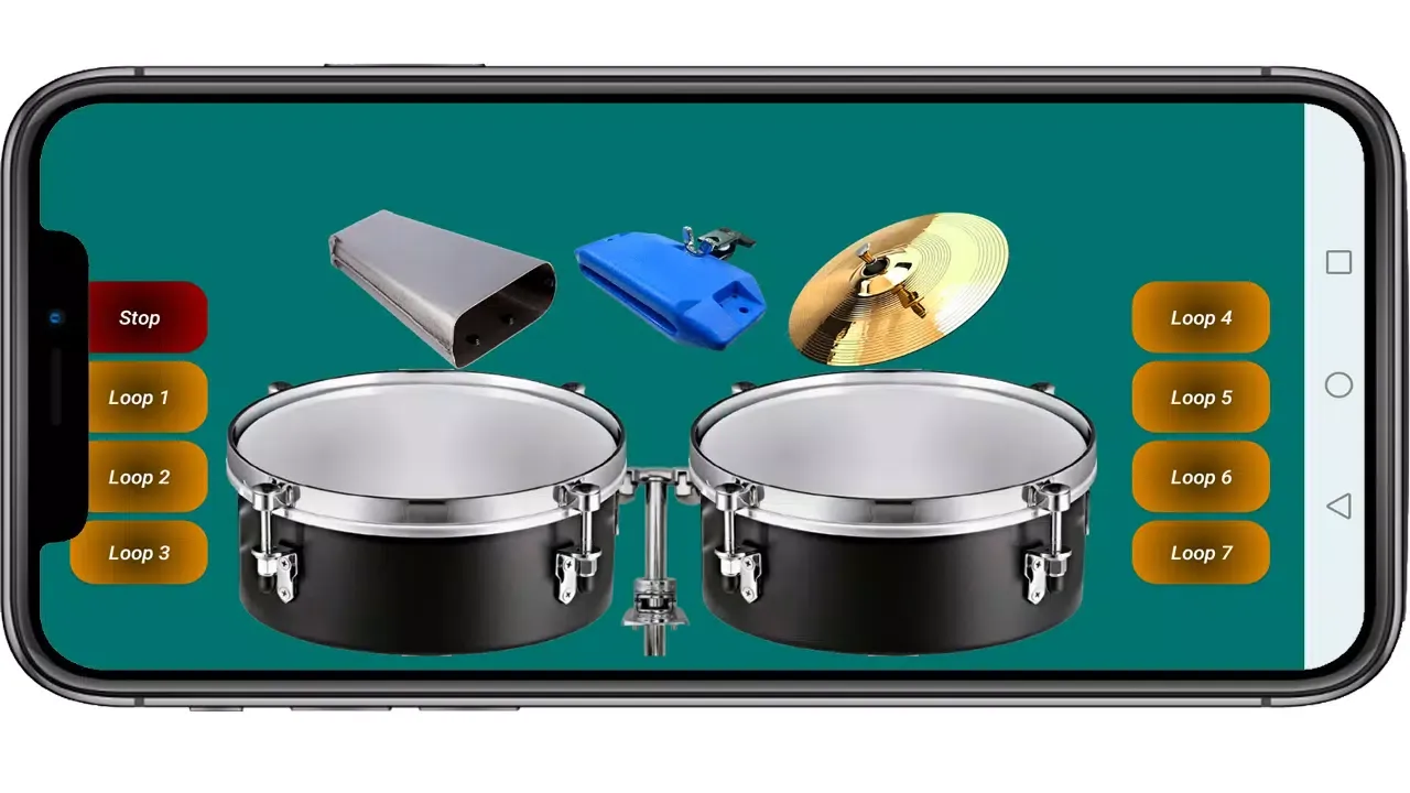 Screenshot di Percusión Salsa: Conga, Timbal