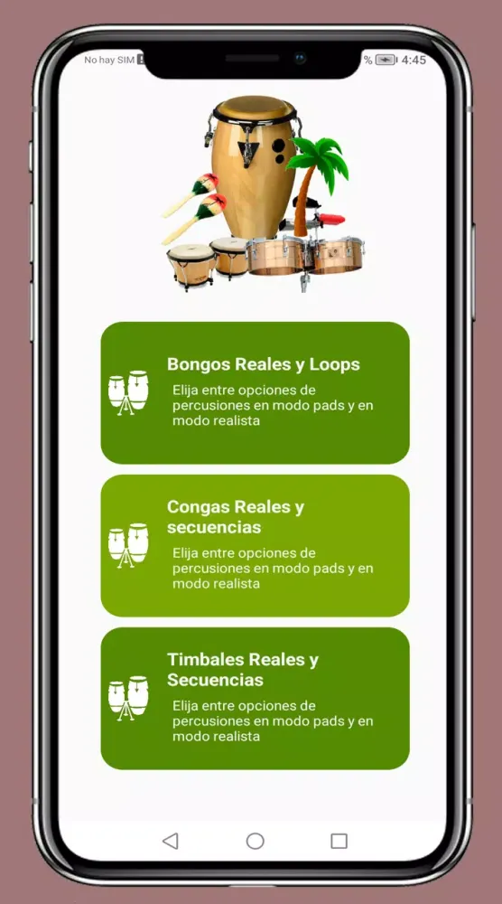 Screenshot di Percusión Salsa: Conga, Timbal
