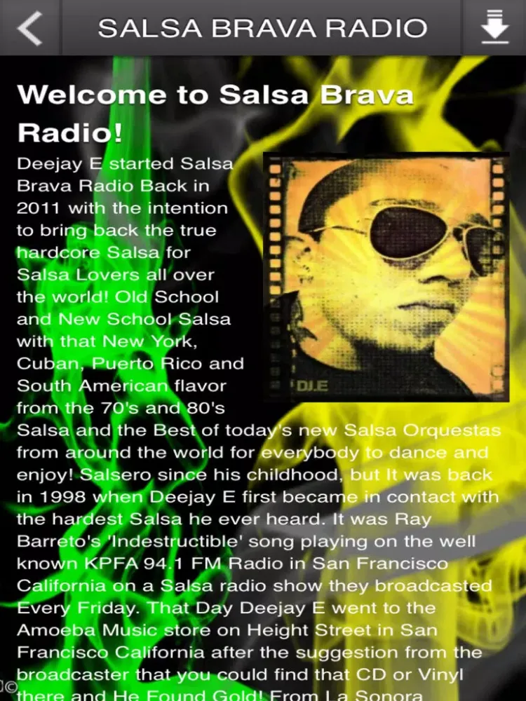 SALSA BRAVA RADIO iPad 应用截图