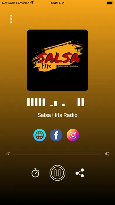 Captures d'écran de Salsa Hits Radio