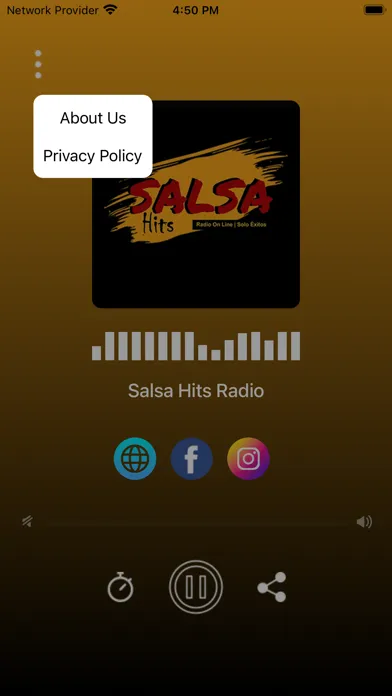 Captures d'écran de Salsa Hits Radio