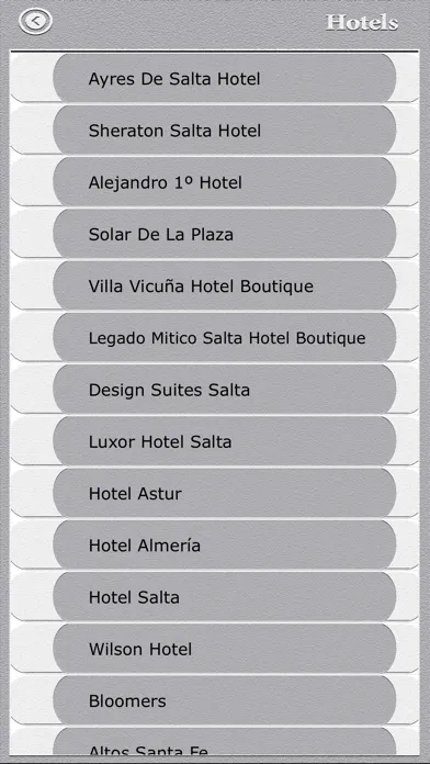 Ảnh chụp màn hình của Salta City Guide