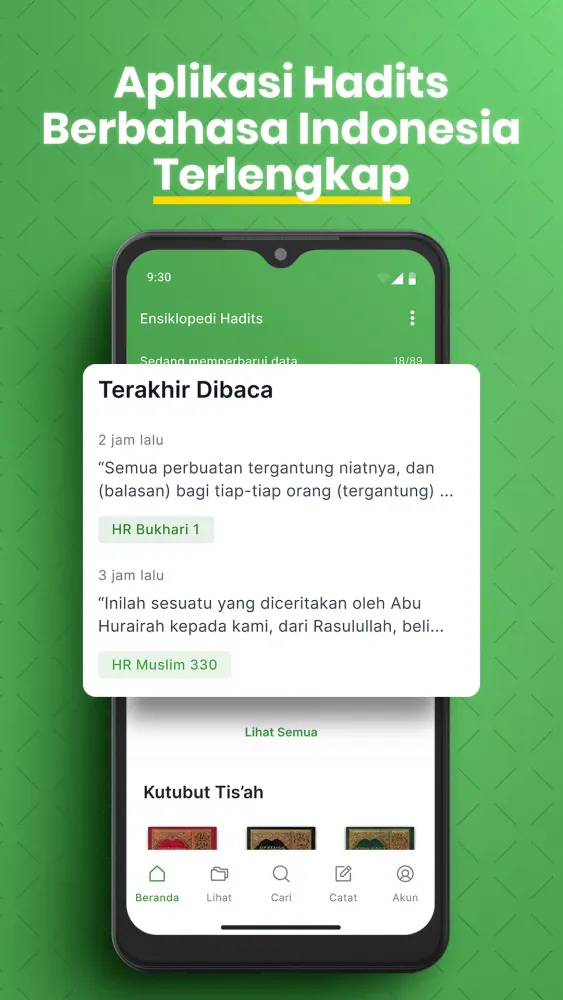 Screenshot di Hadith Encyclopedia
