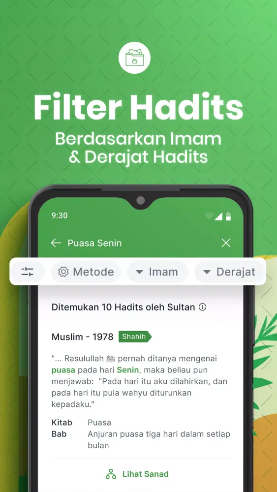 Screenshot di Hadith Encyclopedia