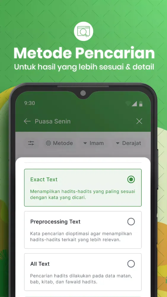 Screenshot di Hadith Encyclopedia