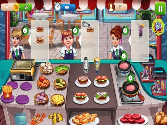 Burger Simulation iPad  سکرین شاٹس