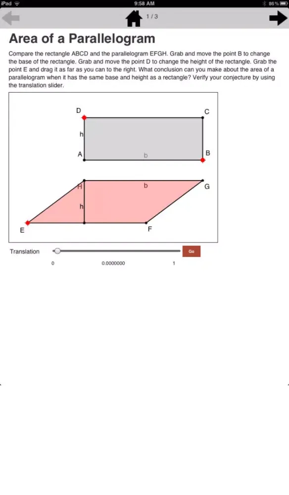 Area Formulas 6.G.1 Ekran Görüntüleri