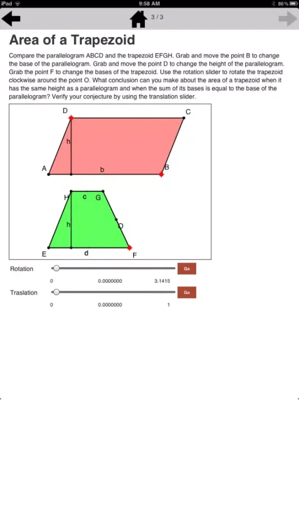 Area Formulas 6.G.1 Ekran Görüntüleri