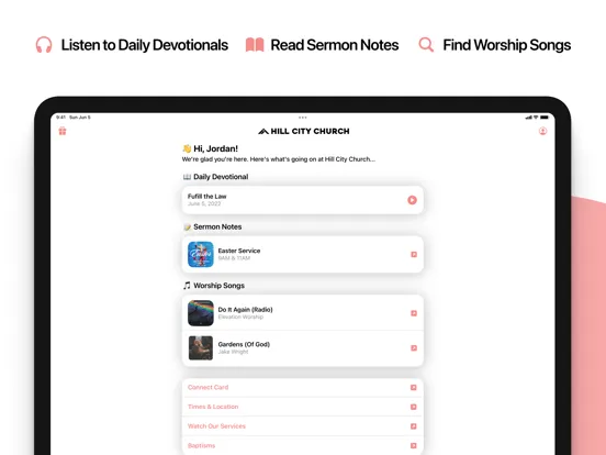 Salt - Church Companion iPad 应用截图