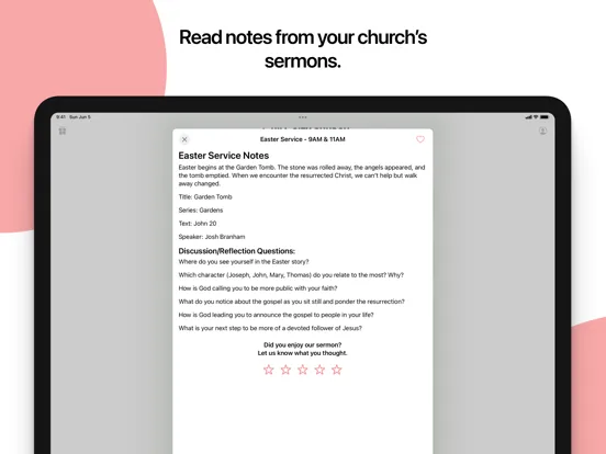 Salt - Church Companion iPad 应用截图