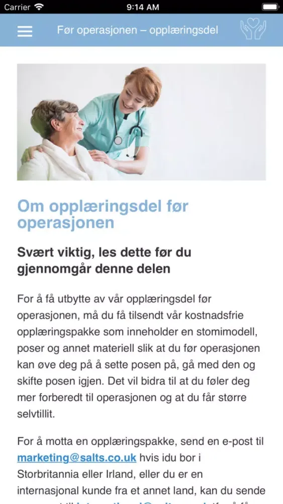 Salts Trainer App Norway Screenshots