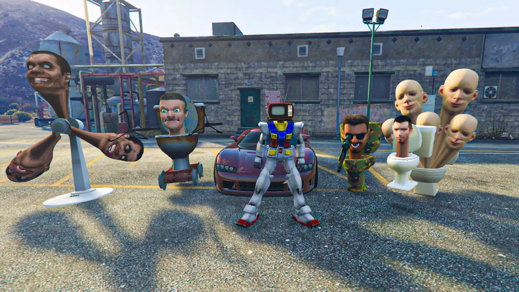 Robot Toilet Head: Toilet War Screenshots