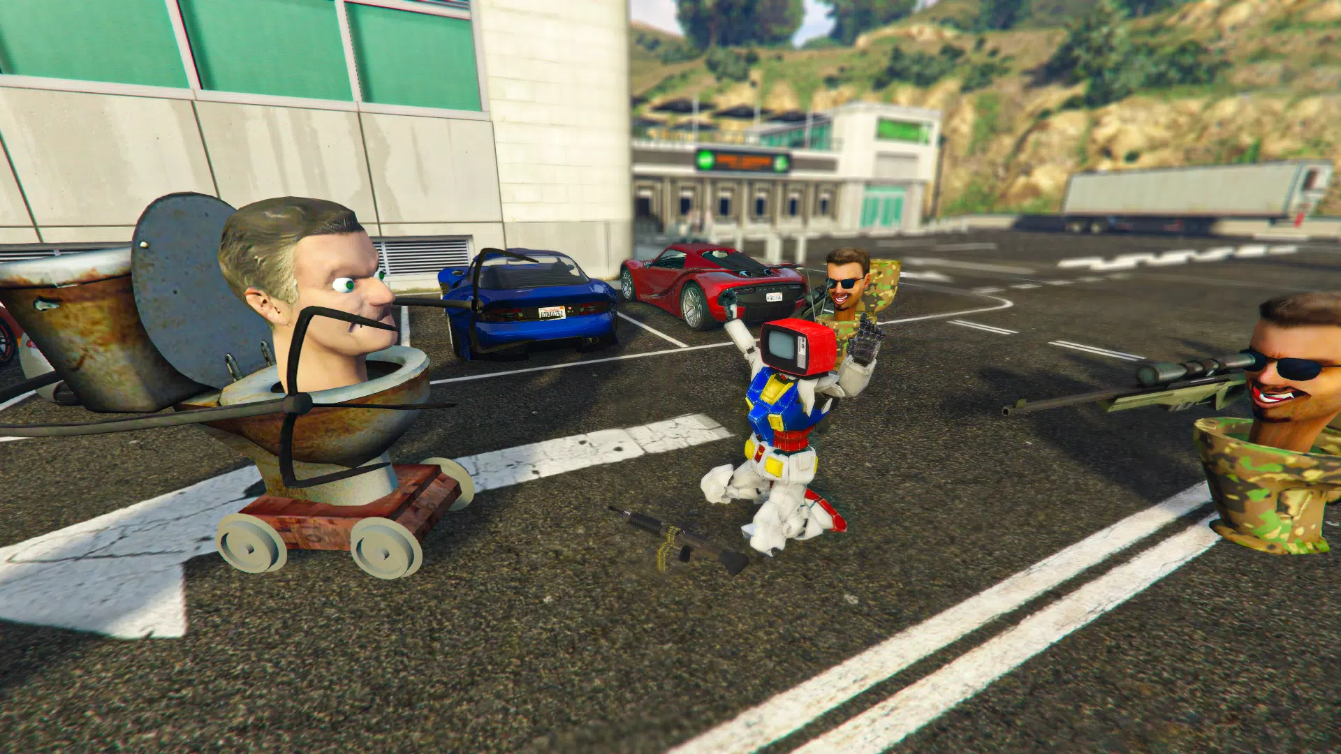 Robot Toilet Head: Toilet War Screenshots