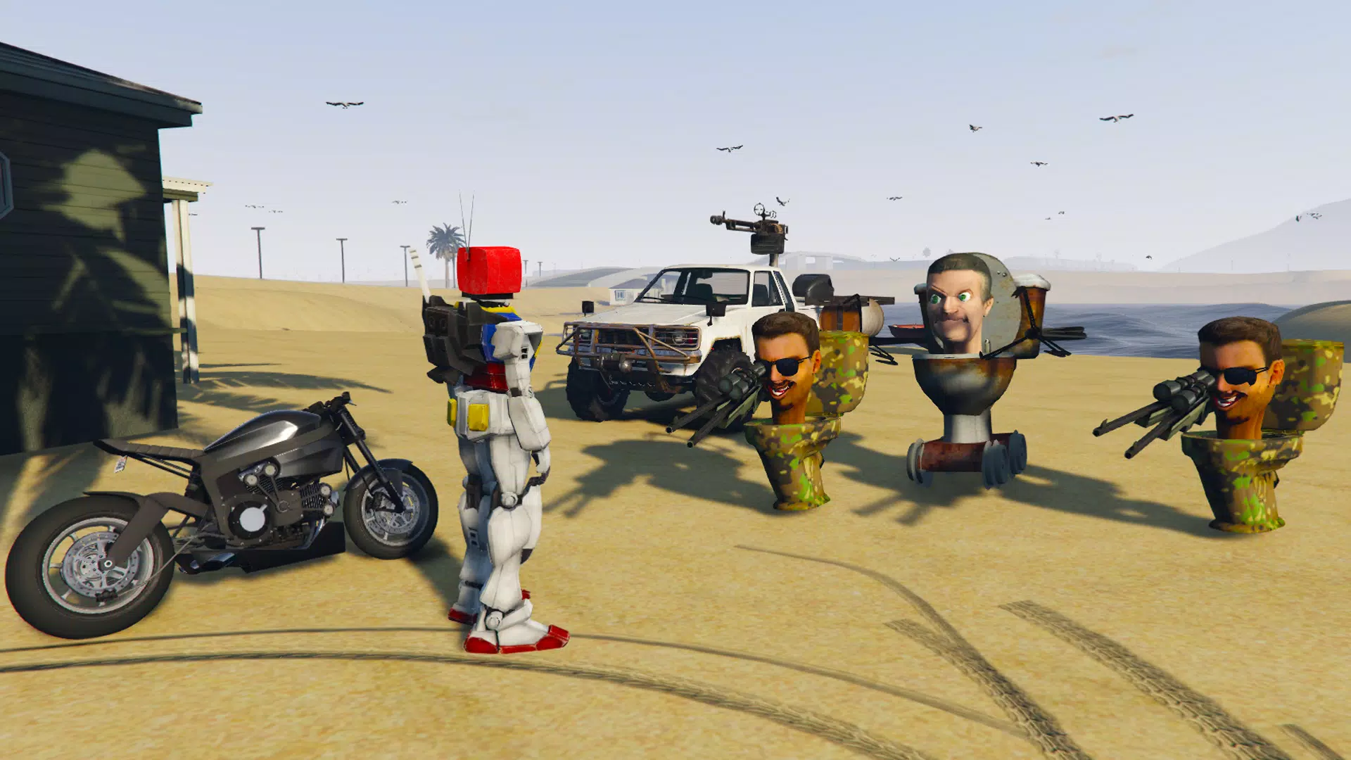 Robot Toilet Head: Toilet War Screenshots