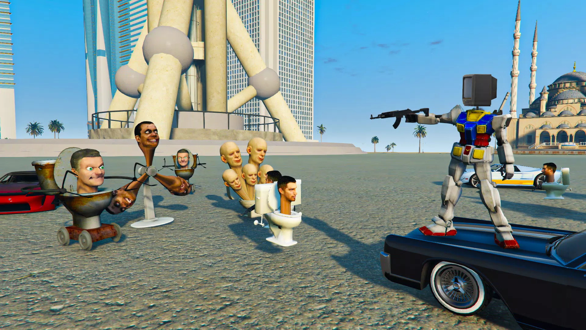 Robot Toilet Head: Toilet War Screenshots