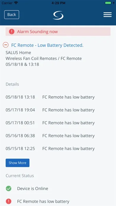 Salus Smart Home - N. America Screenshots