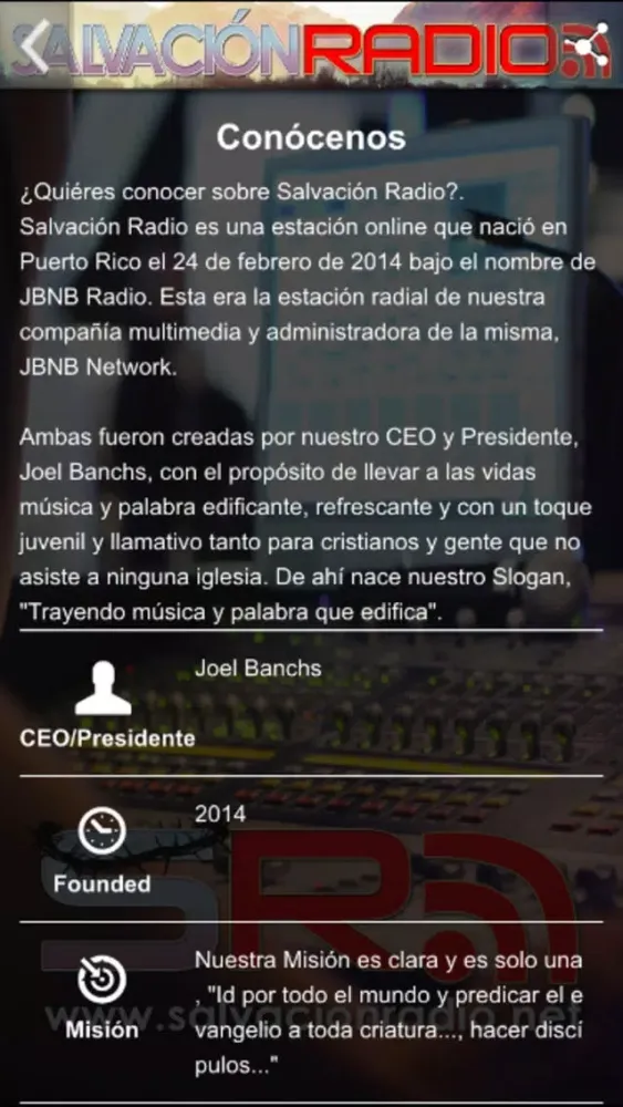 Capturas de pantalla de SALVACION RADIO APP