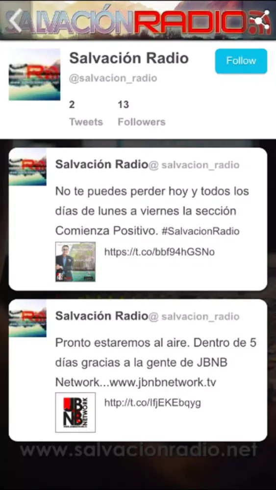 Capturas de pantalla de SALVACION RADIO APP