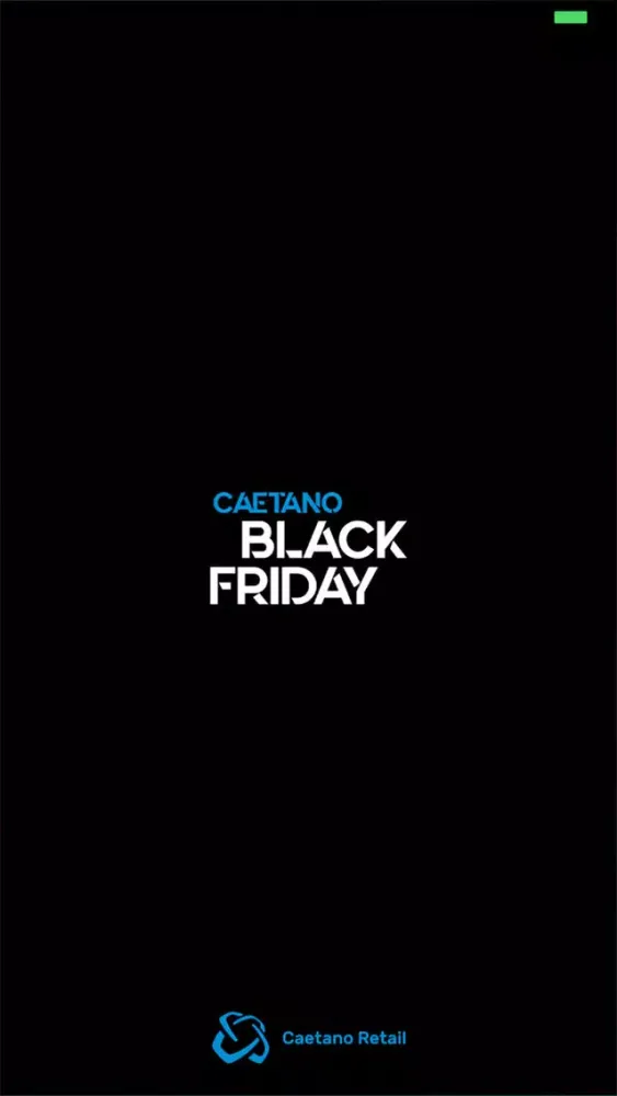 Capturas de tela do Caetano Black Friday