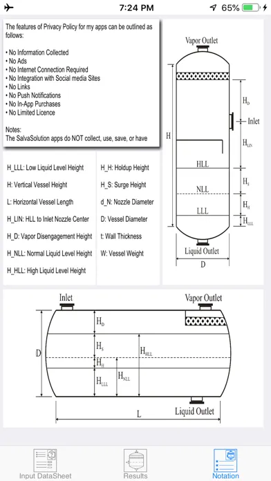 Two Phase Separator Lite Screenshots