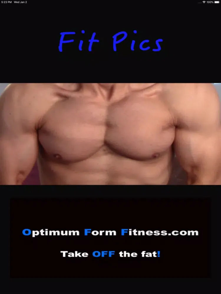 Capturas de tela do Fit Pics iPad 