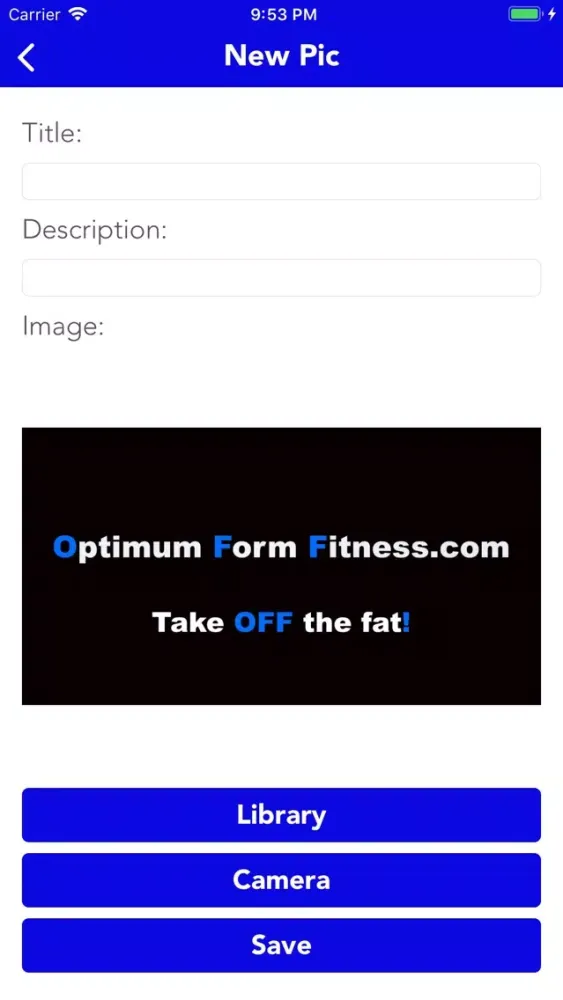Capturas de tela do Fit Pics