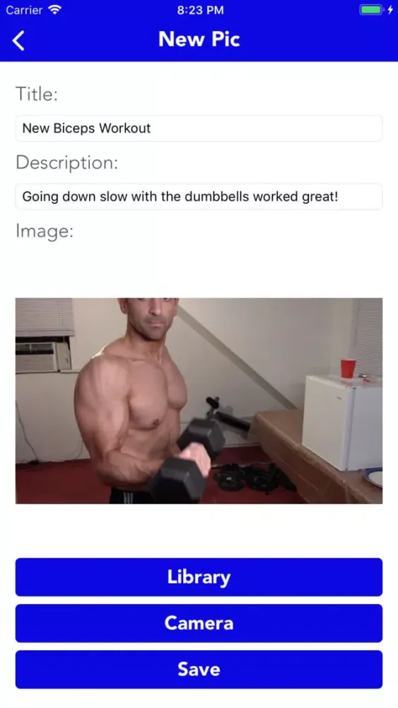Capturas de tela do Fit Pics