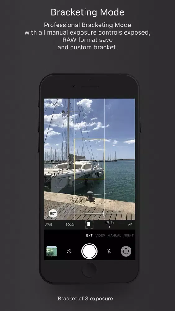 ภาพหน้าจอของ Lumina manual AI camera