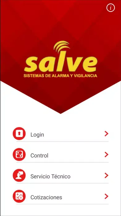 Capturas de tela do Salve Sistemas de Alarma