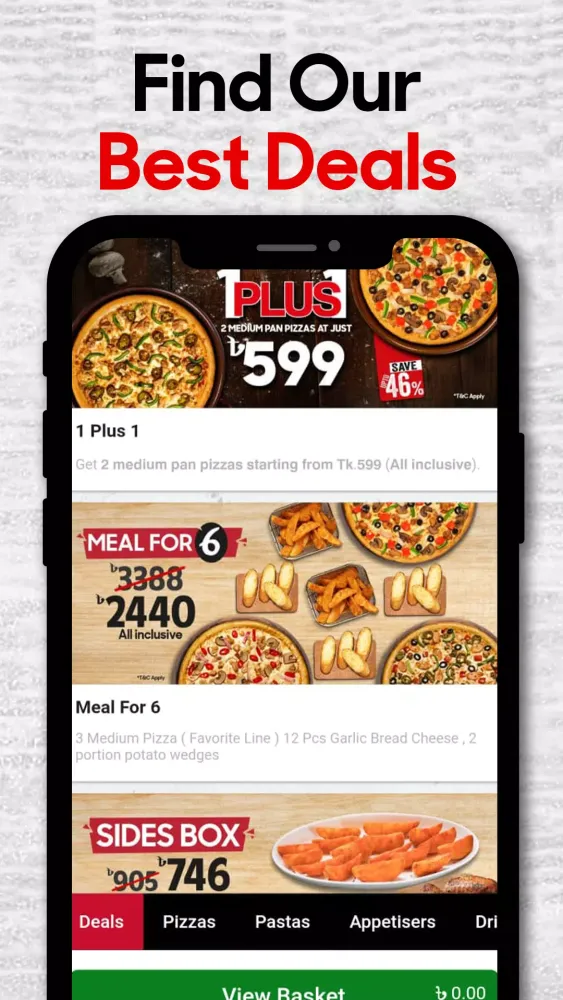 Pizza Hut Bangladesh Screenshots