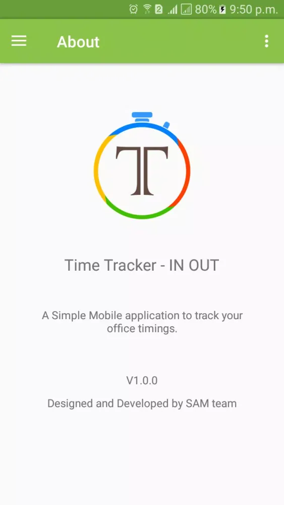 Ảnh chụp màn hình của Time Tracker - IN OUT