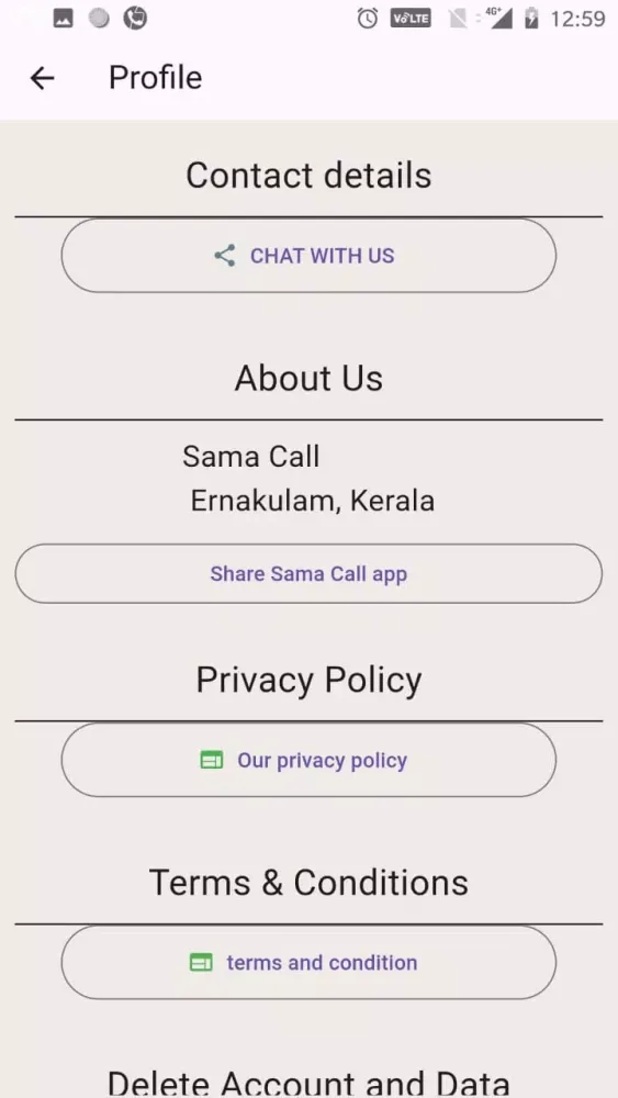 sama call Screenshots