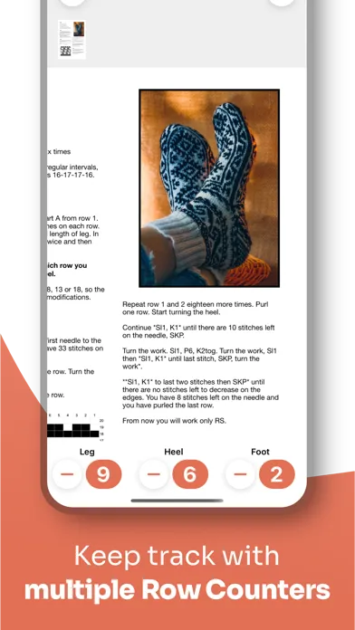 Capturas de pantalla de kntd:create - Knit & Crochet