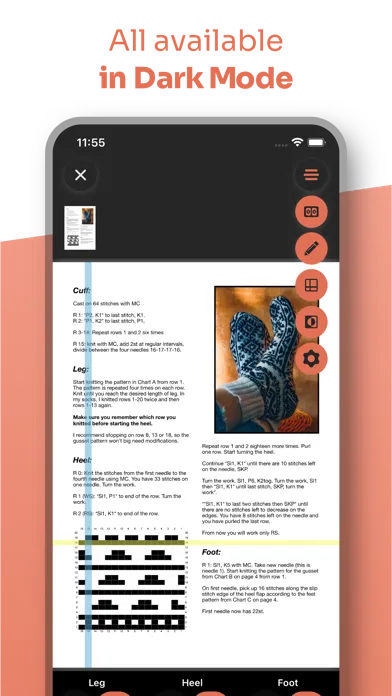 Capturas de pantalla de kntd:create - Knit & Crochet