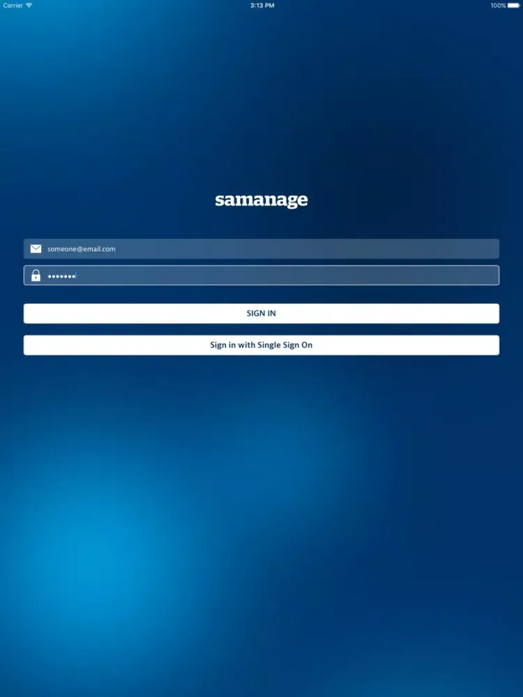 Samanage iPad 应用截图