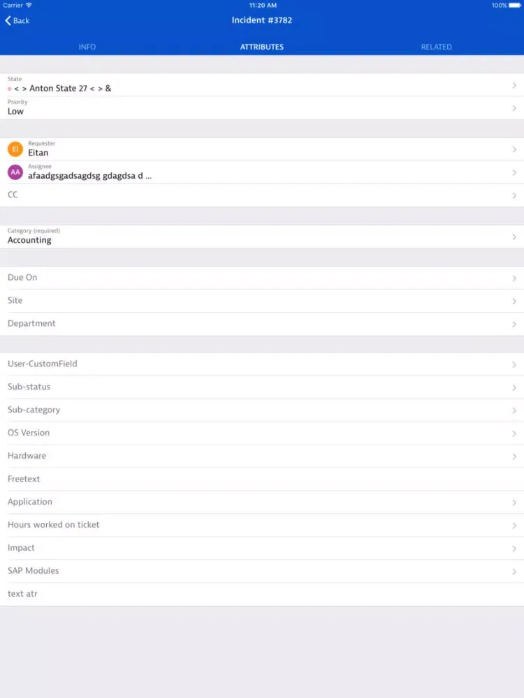 Samanage iPad 应用截图