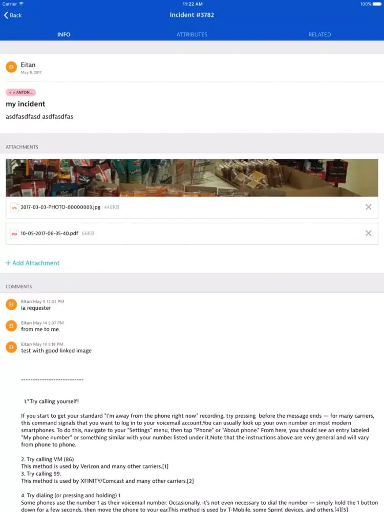 Samanage iPad 应用截图