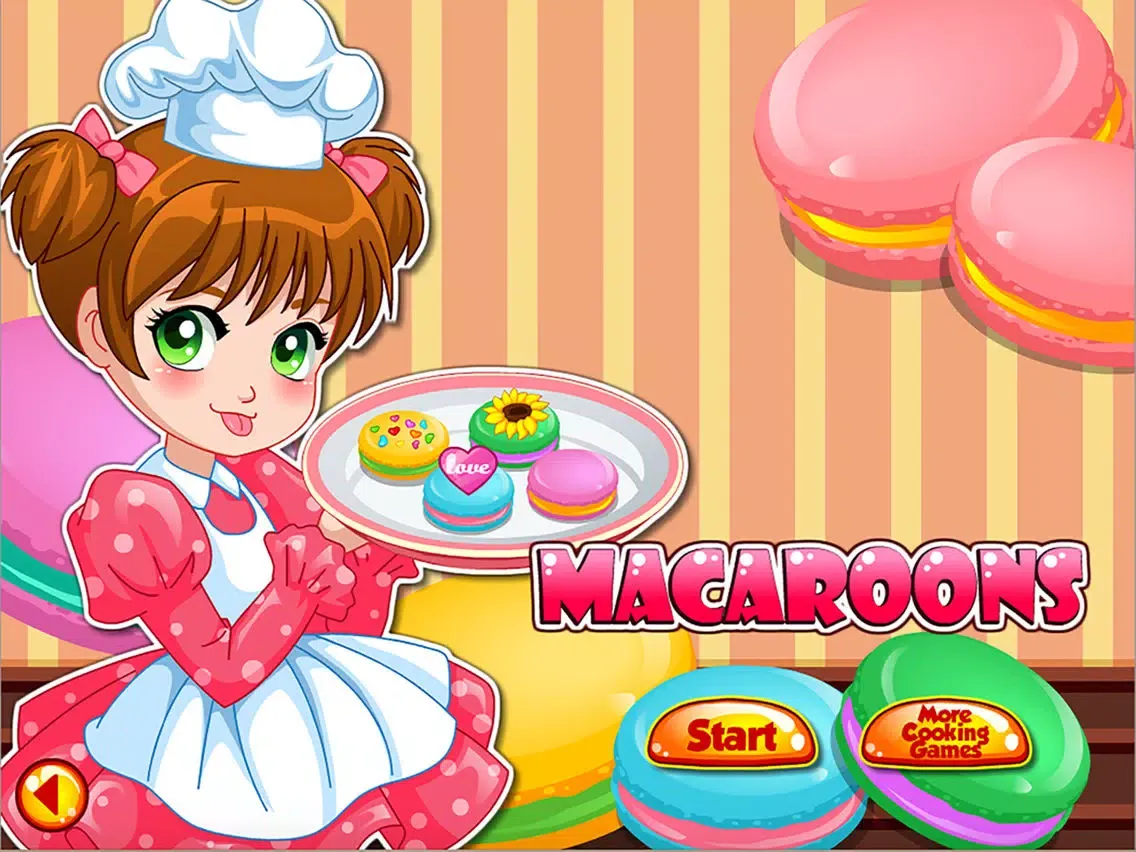 Ảnh chụp màn hình của Macarons Maker - Cooking Game iPad 