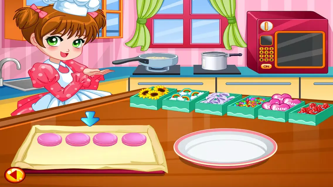 Ảnh chụp màn hình của Macarons Maker - Cooking Game