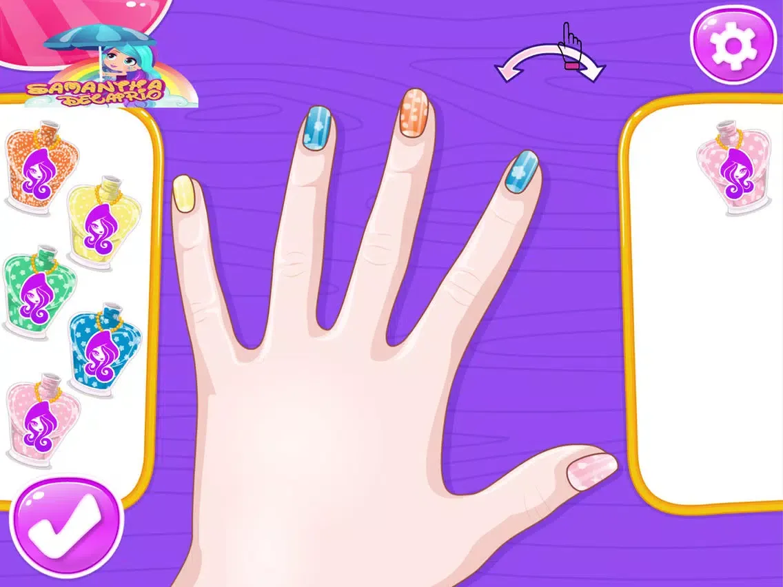 Ảnh chụp màn hình của Cupid Valentines Nails Game iPad 