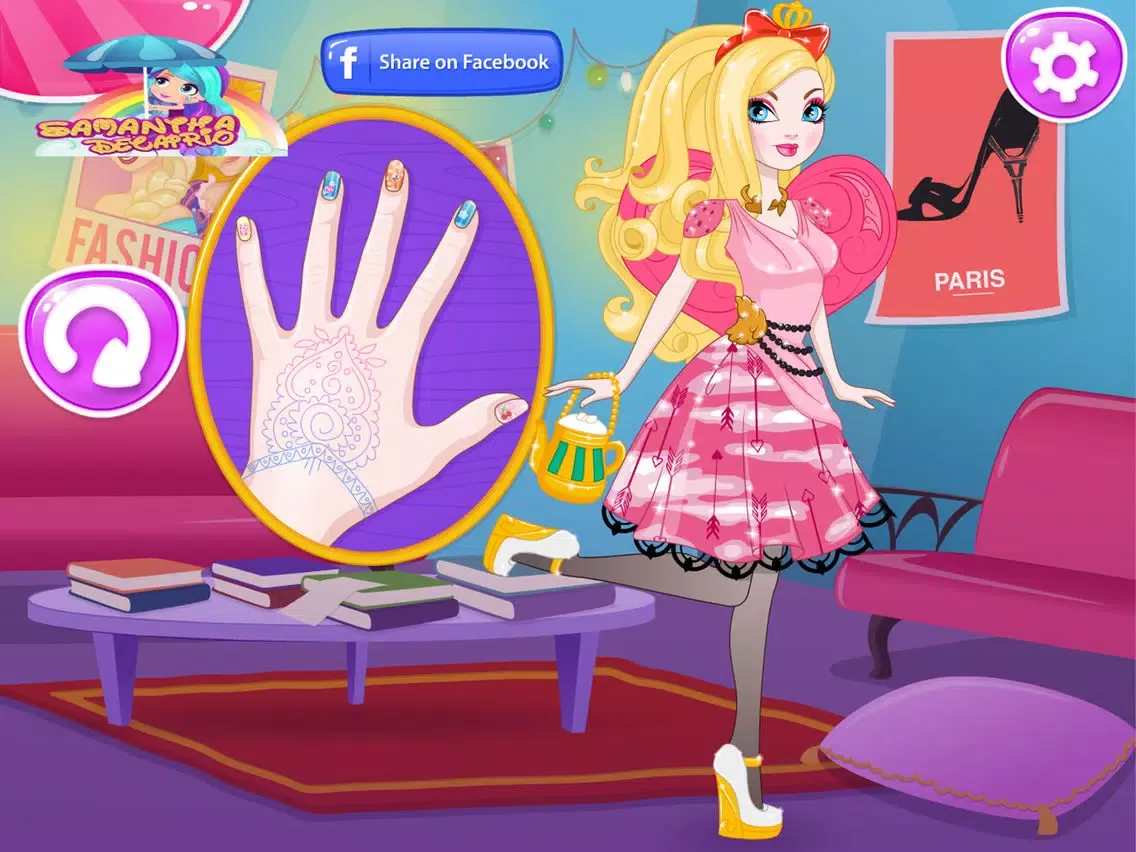 Ảnh chụp màn hình của Cupid Valentines Nails Game iPad 