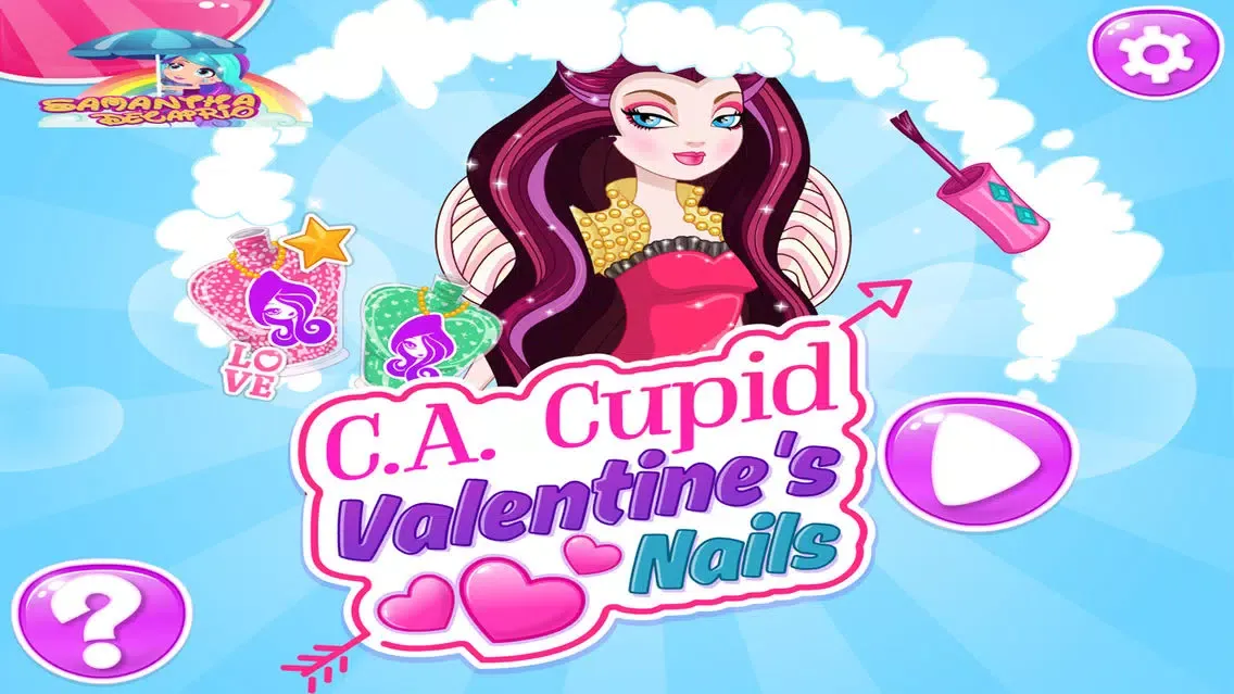 Ảnh chụp màn hình của Cupid Valentines Nails Game