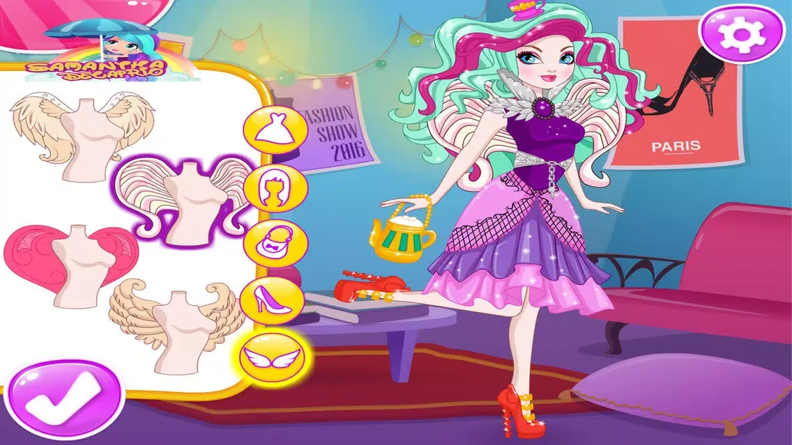 Ảnh chụp màn hình của Cupid Valentines Nails Game