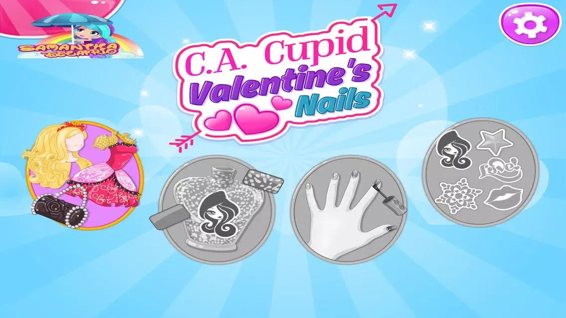 Ảnh chụp màn hình của Cupid Valentines Nails Game
