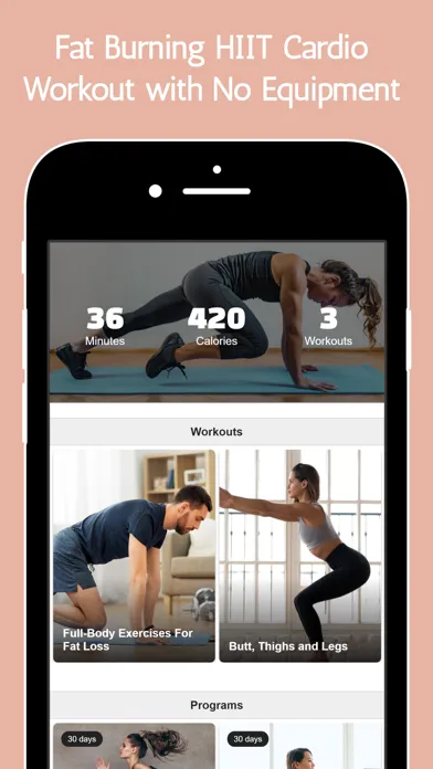 Скриншоты Fat Burning Cardio Workouts