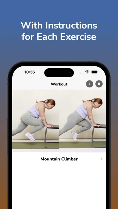 Chair Exercises - Sit & Be Fit سکرین شاٹس