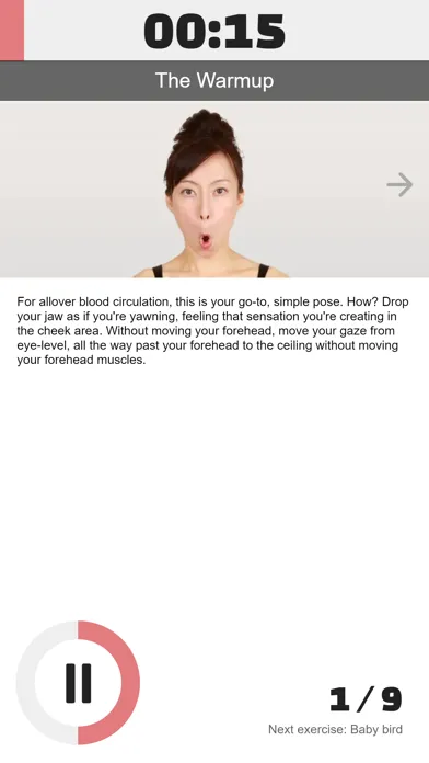 Ảnh chụp màn hình của Face Yoga - Facial Exercises