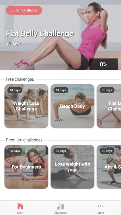 The Fitness Challenge应用截图
