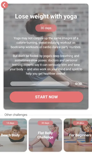 The Fitness Challenge应用截图