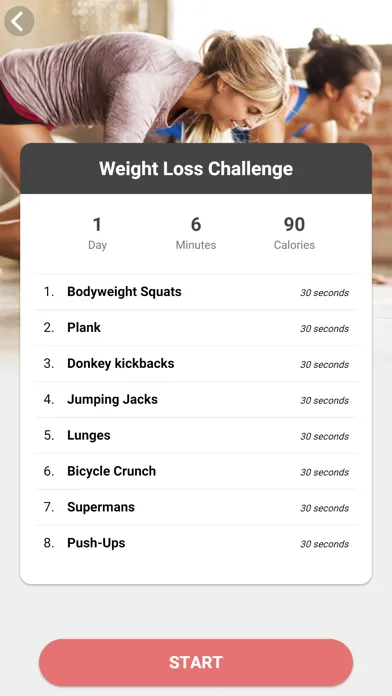 The Fitness Challenge应用截图